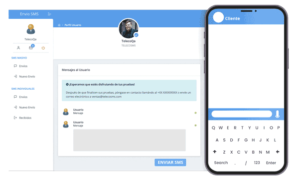 Plataforma de envíos de campañas SMS
